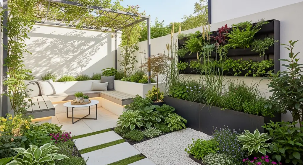 kleine tuin inrichten