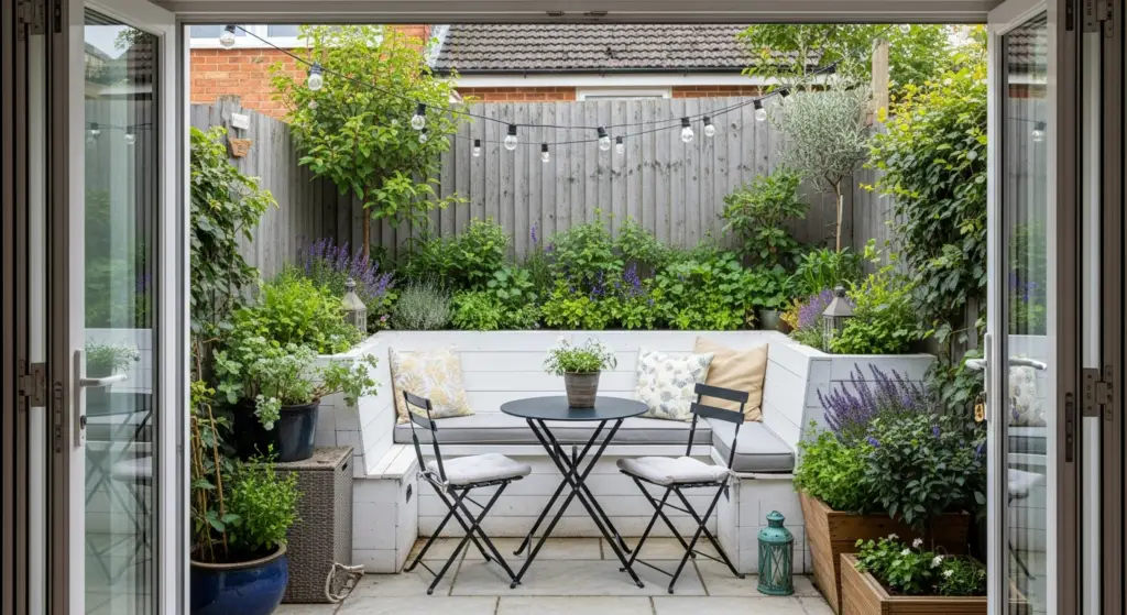 kleine tuin inrichten
